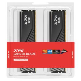 ADATA Lancer Blade RGB DDR5 48GB (2x24GB) 6400MHz CL32 Intel XMP AMD EXPO Unbuffered DIMM Negro AX5U6400C3224G-DTLABRBK