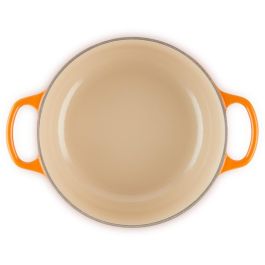 Le Creuset Bräter Redondo de Hierro Fundido 22cm, Color Volcánico