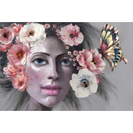 Lienzo DKD Home Decor Girl Lienzo Madera MDF 120 x 3 x 80 cm