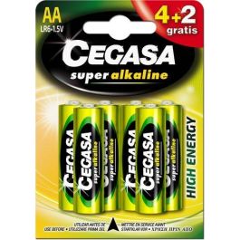 Pilas Cegasa Aa Plus (Mn1500-Lr06) Blister De 6 (4+2 Gratis) Precio: 3.58999982. SKU: B15SFSZ3M7