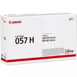 Canon 3010C002 Tóner Original Negro 057H Alta Capacidad 10000 Páginas i-SENSYS LBP223dw LBP226dw MF443dw MF445dw