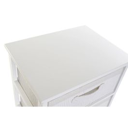 Cajonera Basicos DKD Home Decor Blanco 32 x 45 x 42 cm