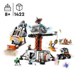 Lego City Base Espacial Y Plataforma de Lanzamiento 60434 - Set de Exploración Espacial con Nave, 6 Minifiguras y Robot