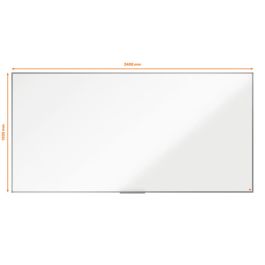 Pizarra magnética Nobo Essence Blanco Acero 240 x 120 cm