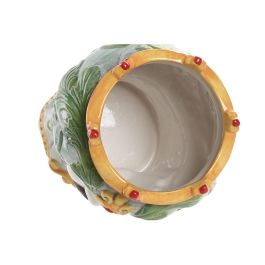 Macetero Mediterraneo DKD Home Decor Verde Multicolor 15 x 26.5 x 15 cm (2 Unidades) Macetero Mediterraneo DKD Home Decor Verde Multicolor 15 x 26.5 x 15 cm (2 Unidades)