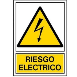 Tarvi Pegatina de Seguridad 'Riesgo Eléctrico' Grande 180x120mm Precio: 1.49999949. SKU: B142N5GC2K