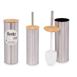 Escobillero Acero Con Tapa Bambu Berilo 9X27CM (6 Unidades) Precio: 26.99510121. SKU: B14JQX5DJZ