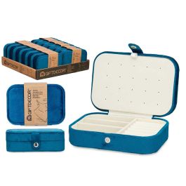 Joyero Rectangular Azul Petróleo Giftdecor 16x6x11 cm Terciopelo (12 Unidades) Precio: 116.89000026. SKU: B19RRQJRKA