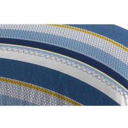 Home Linge Passion HOM3701393711623 Juego Nórdico de Microfibra STANIS - 240 x 260 cm + 2 Fundas Almohada 63 x 63 cm - Azul