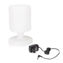 Smartwares Lámpara de Mesa LED 5000.472 4.7W Blanca Exterior Batería Portátil 3000K IP44