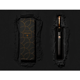 Belius Passion d'or Pluma Estilográfica Aluminio Negro y Dorado Tinta Azul Caja de Diseño M