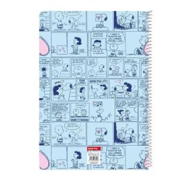 Cuaderno Espiral Safta Tapa Extradura Folio 80 Hojas Cuadro 4 mm 60 gr Snoopy Love Cuaderno Espiral Safta Tapa Extradura Folio 80 Hojas Cuadro 4 mm 60 gr Snoopy Love
