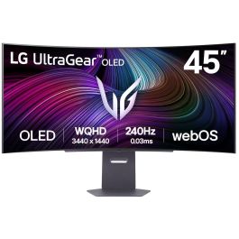 LG 45GX90SA-B Monitor Curvo Gaming 45" UltraGear OLED WQHD (3440x1440) 800R 240Hz 0.03ms FreeSync/G-Sync