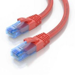 AISENS - CABLE DE RED LATIGUILLO RJ45 CAT.6 UTP AWG26 CCA, ROJO, 30CM