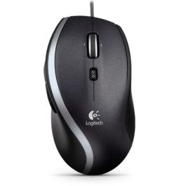 Logitech M500S Ratón con Cable USB Type-A - Desplazamiento Ultrarrápido, Precisión Láser 1000 dpi, Agarre Suave