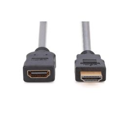 Digitus HDMI High Speed extension cable, type A M/F, 3.0m, w/Ethernet, UHD 4K@24Hz, gold, bl Digitus HDMI High Speed extension cable, type A M/F, 3.0m, w/Ethernet, UHD 4K@24Hz, gold, bl