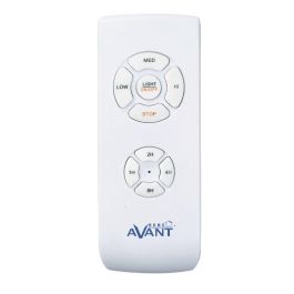 AVANT Ventilador de Techo Plateado 135 cm 70W 4 Aspas con Lámpara y Mando a Distancia - Modelo AVANT TECHO PLATEADO 135CM