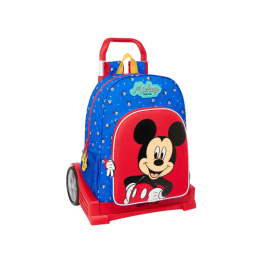 Mochila Escolar con Ruedas Mickey Mouse Clubhouse Good day Azul 33 x 42 x 14 cm Precio: 31.50000018. SKU: B15FD38RVZ