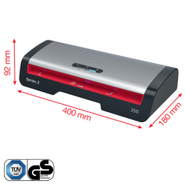 GBC 250 Plastificadora de Oficina DIN A4 Apagado Automático 2 Rodillos Hasta 125 Micras Calentamiento Rápido 1 Minuto