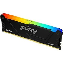 Kingston FURY Beast RGB 32GB DDR4 3200MHz KF432C16BB2A/32 - Compatible con Intel XMP y AMD Ryzen