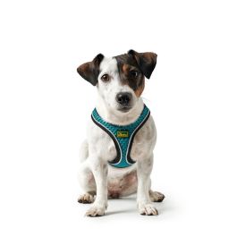 Hunter Arnés Hilo Comfort M Turquesa Cuello 55-60cm Pecho 58-65cm Malla 3D Ligero Transpirable Reflectante para Perro