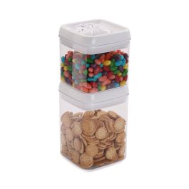 Tarro Almacenaje 1700Ml Versa 12X18CM (2 Unidades) Tarro Almacenaje 1700Ml Versa 12X18CM (2 Unidades)