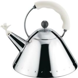 Alessi 9093 Hervidor de Agua Acero Inoxidable 18/10 con Silbato en Forma de Pájaro - Diseño de Michael Graves Precio: 120.50000017. SKU: B1BKZZESX7