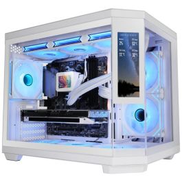 Mars Gaming Caja MC3TCORELCDM Semitorre Micro-ATX Blanca con Pantalla IPS 7.2" y Triple Cristal Templado Precio: 105.89000037. SKU: B19AT4X2DK