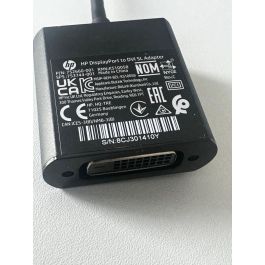 HP FH973AA Adaptador Conversor de Video DisplayPort con Conector de Cierre a DVI-D Single Link para Conectar PC a Monitor DVI-D