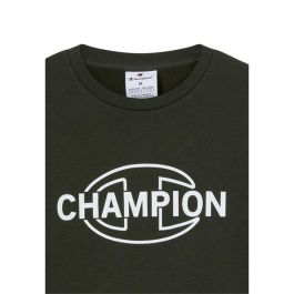 Sudadera sin Capucha Hombre Champion Graphic Shop Verde oscuro Verde militar S