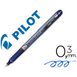 Pilot Bolígrafo Roller Tinta Líquida V-5 grip Hi-Tecpoint Azul (Set de 12) (Set de 12)