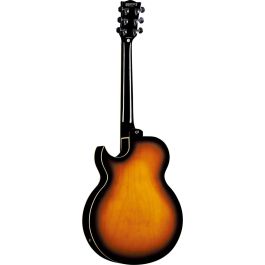EKO Guitarra Eléctrica Hollowbody Jazz Single Cut Sunburst Humbucker - Cuerpo Paulownia - 6 Cuerdas - 22 Trastes