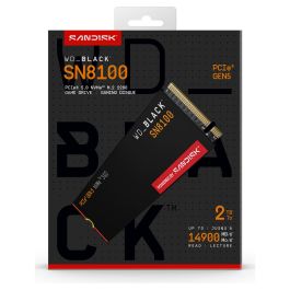 WD Black SN8100 NVMe PCIe 5.0 x4 SSD 2TB M.2 2280