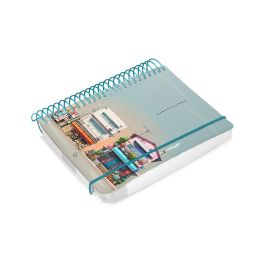 Agenda Espiral Liderpapel Santorini A6 2025 Dia Pagina Street View Papel 60 gr