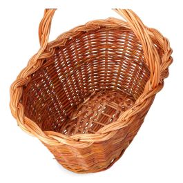 Basics Cesta Mimbre 37x25x20cm Altura con Asa 34cm