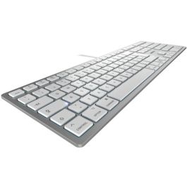 CHERRY TAS KC 6000 C FOR MAC Corded DE-Layout silver/white