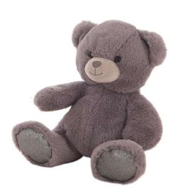 Peluche oso patitas brilli 3 col. surt. rosa/gris/plata 30 cm