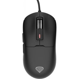 GENESIS Krypton 660 Ratón Gaming Óptico 12000 DPI 49g Ultraligero USB Cable Paracord Mano Derecha Interruptores Huano 90M Clics