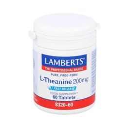 LAMBERTS L-Teanina 200 mg, 60 Cápsulas. Aminoácido para el sistema nervioso, apto para veganos. Precio: 37.4999999. SKU: B14TZD3YXR