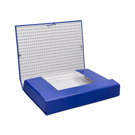 Liderpapel Carpeta Proyectos Folio Lomo 70mm Cartón Forrado Azul 250 x 350 mm
