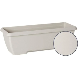 Garden Id Jardinera Teramo Blanco 60 cm 08200243 Durabilidad Reserva de agua integrada Reciclado y 100% reciclable Volumen para plantas
