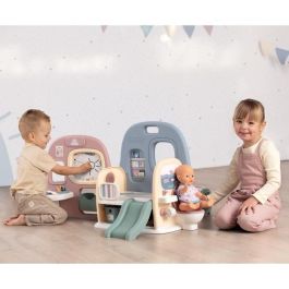 Smoby SMOB240307 Set de Puericultura Guardería con 5 Espacios y 27 Accesorios