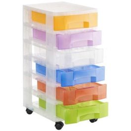 Torre De Almacenaje Con Ruedas 6 Cajones Traslucidos Surtidos Precio: 79.49999959. SKU: B1CDEHVVBT