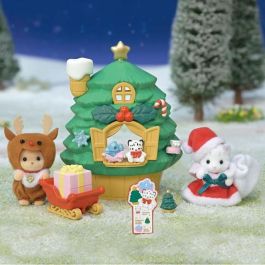 Sylvanian Families SYL5054131058220 Minifiguras Casa de Papá Noel - Juguete Infantil a partir de 3 años