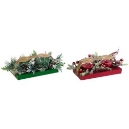 Vela DKD Home Decor Rojo Verde 5,5 x 5,5 x 6,5 cm (2 Unidades) Precio: 13.78999974. SKU: B1FEVRBZ7N