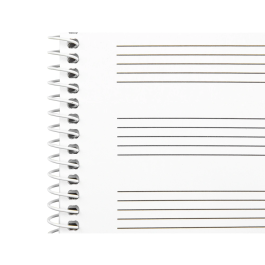 Liderpapel Bloc Música Pentagrama 3mm Folio 20 Hojas 100 g/m²
