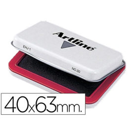 Artline Tampón nº00 Rojo 40x63 mm Almohadilla para Sellos Metálico Precio: 3.50000002. SKU: B18Z5T9YTG