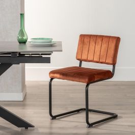 Silla Terracota Tejido-Metal Contract 48 X 56 X 82 cm