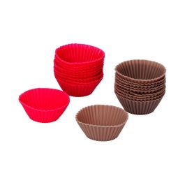 5Five Molde para Mini Magdalenas de Silicona, 6 unidades, Ø6.5 cm, Colores Surtidos (Enviados Aleatoriamente) Precio: 3.69000027. SKU: S7902460