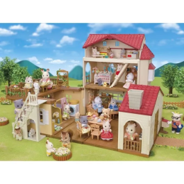 Sylvanian Families SYL5054131057087 La Gran Casa Iluminada y Su Habitación Secreta Figuras en Miniatura